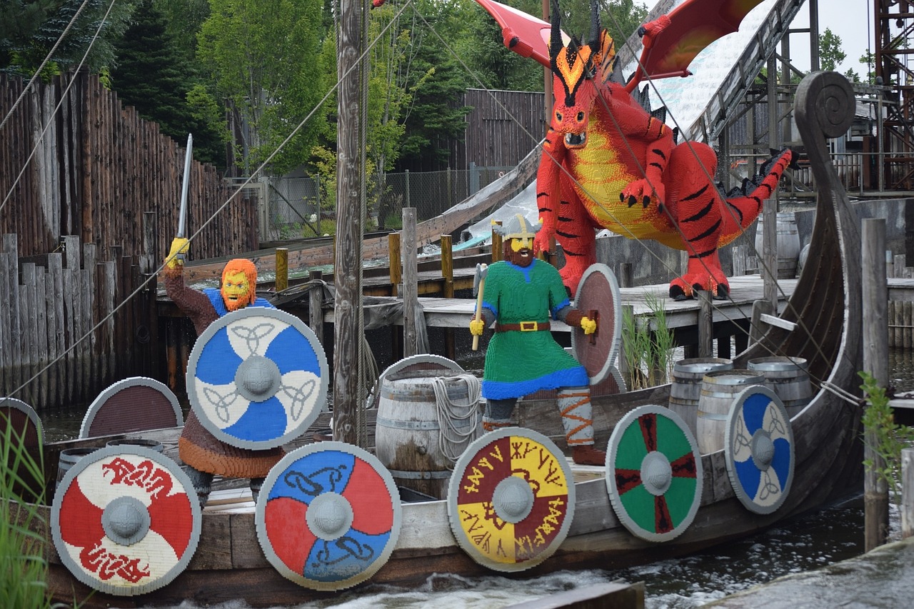Le parc d'attraction Legoland à Billund