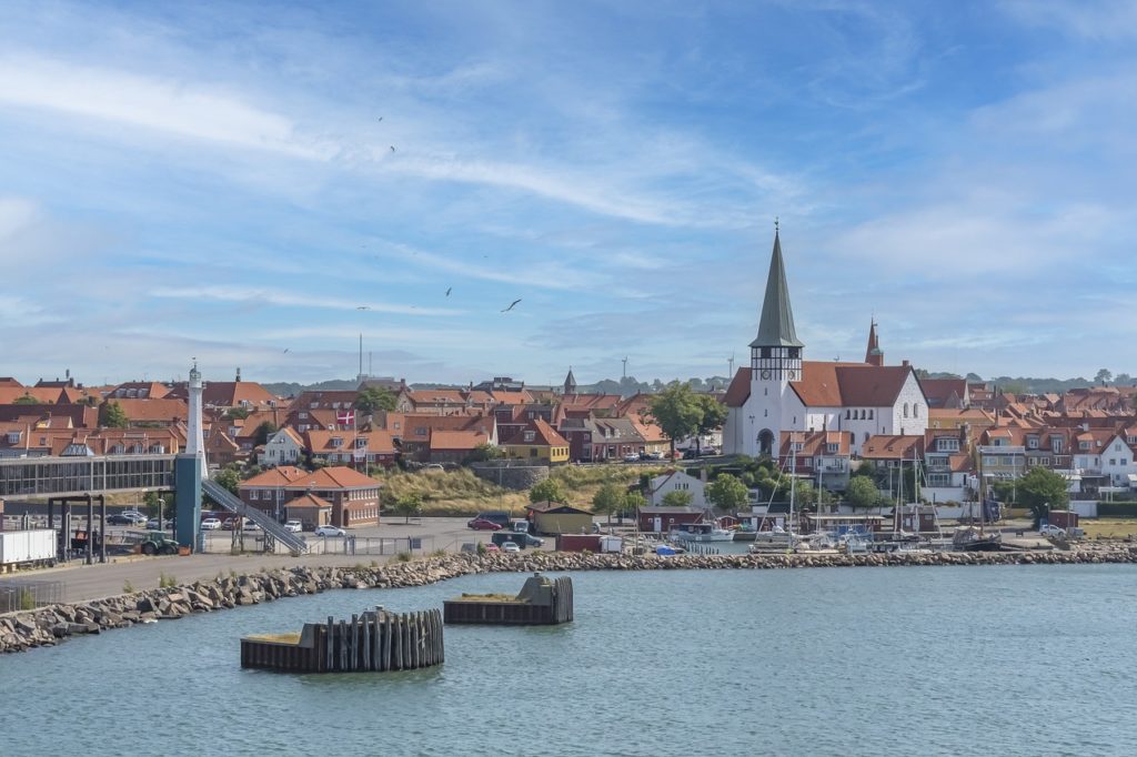 Le port de Rønne sur l'île de Bornholm