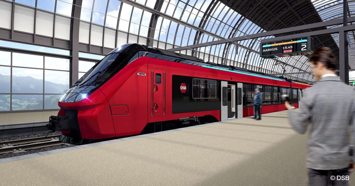 Train DSB au Danemark