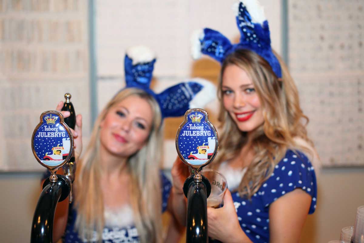Lancement de la bière de Noël par Tuborg